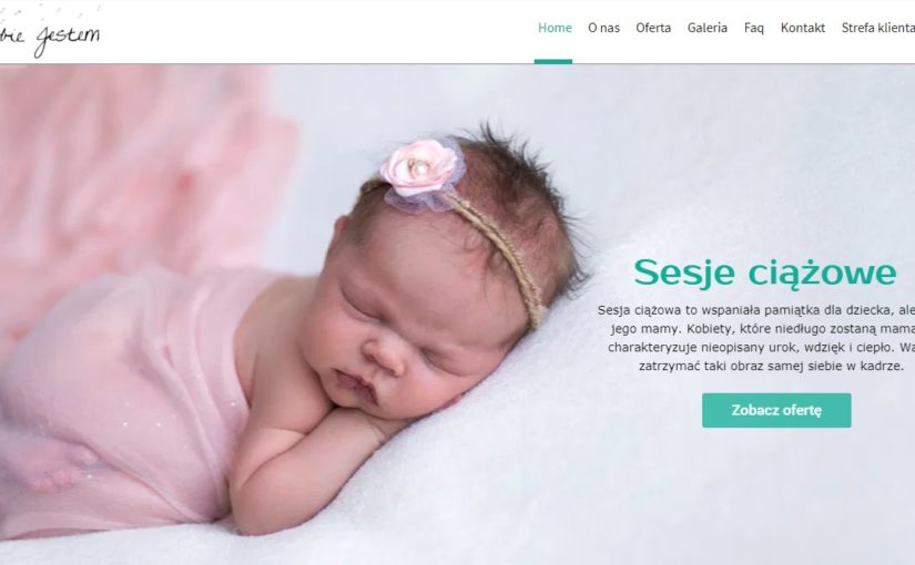 Urodzenie malucha to czas niezwykły chcemy ocalić ową chwile.